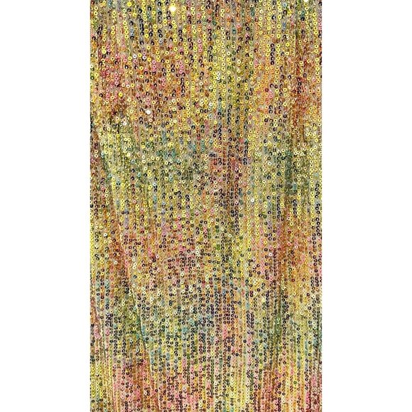 Mac Duggal One-Shoulder Sequin Formal Gown Size 2 Maxi Dress NWT - Picture 3 of 5